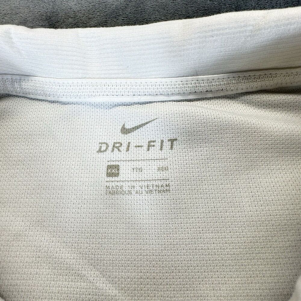 NIKE Sz XXL GEORGIA BULLDOGS  Mens On-Field Polo Shirt White Dri-FIT Performance - Picture 6 of 12